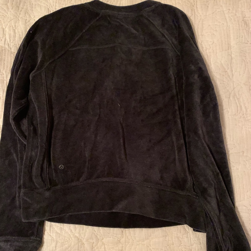Lulu lemon women’s velour sweatshirt